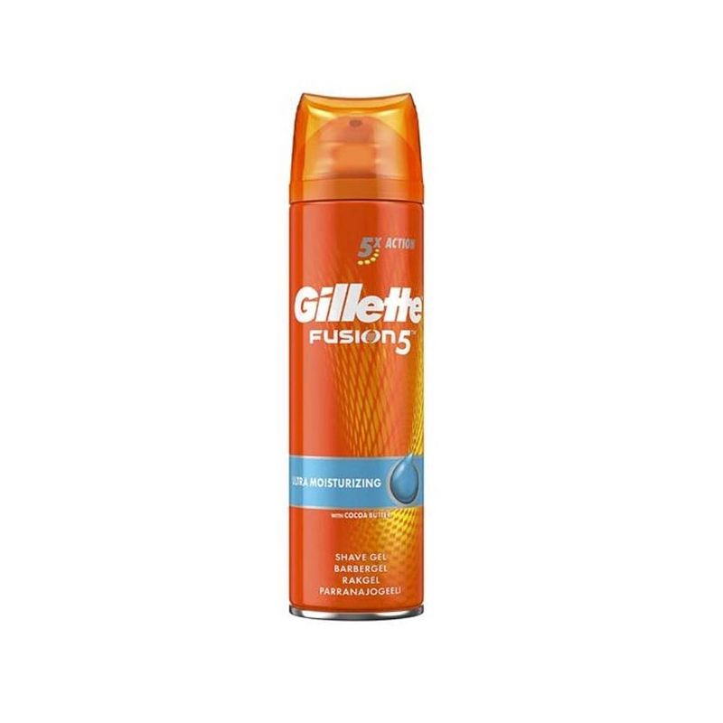 Foto van Gillette fusion 5 ultra moist shave gel - 200 ml