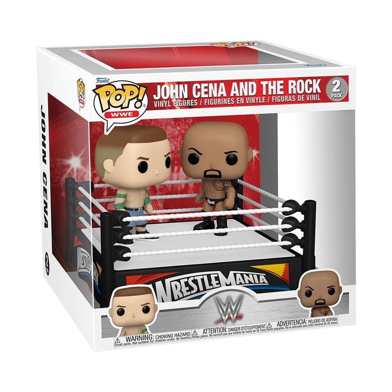 Foto van Pop wwe: john cena vs the rock - funko pop #2