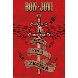 Foto van Poster bon jovi livin on a prayer 61x91,5cm