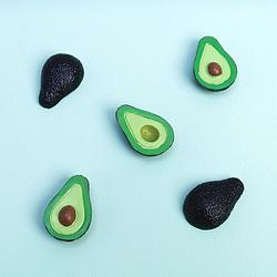 Foto van Avocado magneten (set van 5)