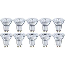 Foto van Osram 4058075036680 led-lamp energielabel f (a - g) gu10 reflector 4.3 w = 50 w warmwit (ø x l) 50 mm x 52 mm 10 stuk(s)