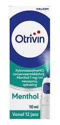 Foto van Otrivin menthol xylometazoline hci 1 mg/ml neusspray