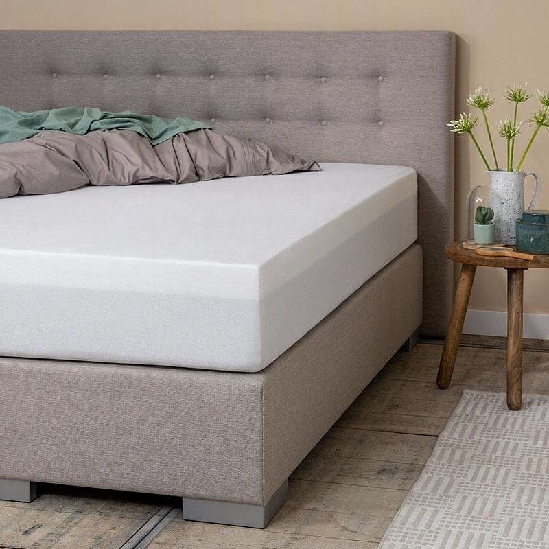 Foto van Presence extra luxe boxspring molton hoeslaken 120x200/210 cm