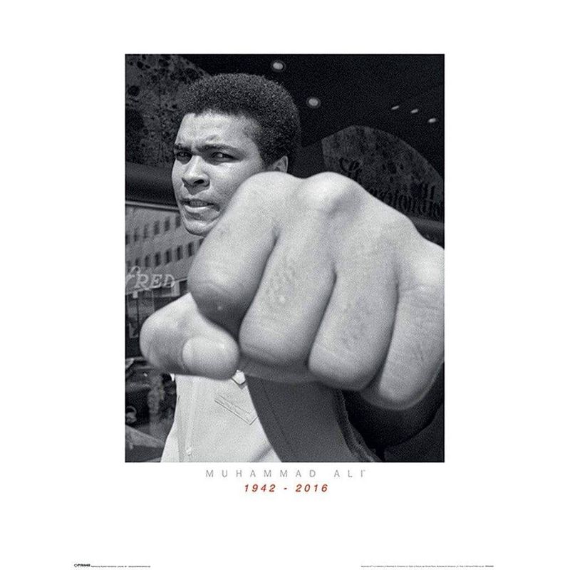 Foto van Pyramid muhammad ali commemorative punch kunstdruk 60x80cm