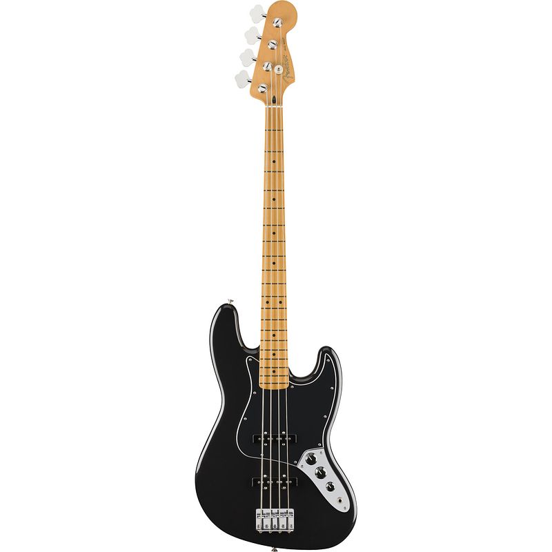 Foto van Fender player ii jazz bass mn black elektrische basgitaar