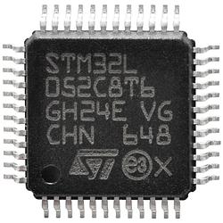 Foto van Stmicroelectronics embedded microcontroller lqfp-48 32-bit 32 mhz aantal i/os 37 tray