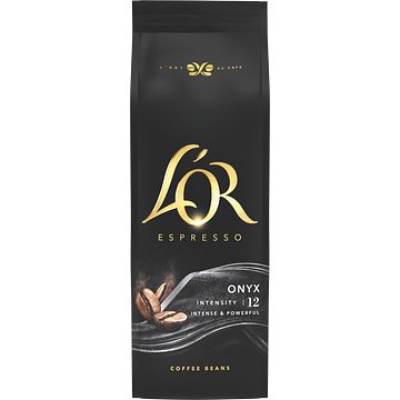 Foto van L'sor espresso onyx koffiebonen 500g bij jumbo