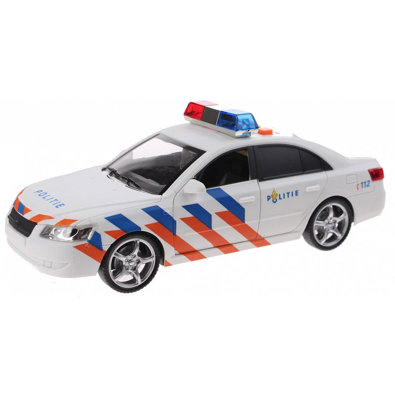 Foto van Toi-toys politiewagen met licht en geluid 24 cm wit