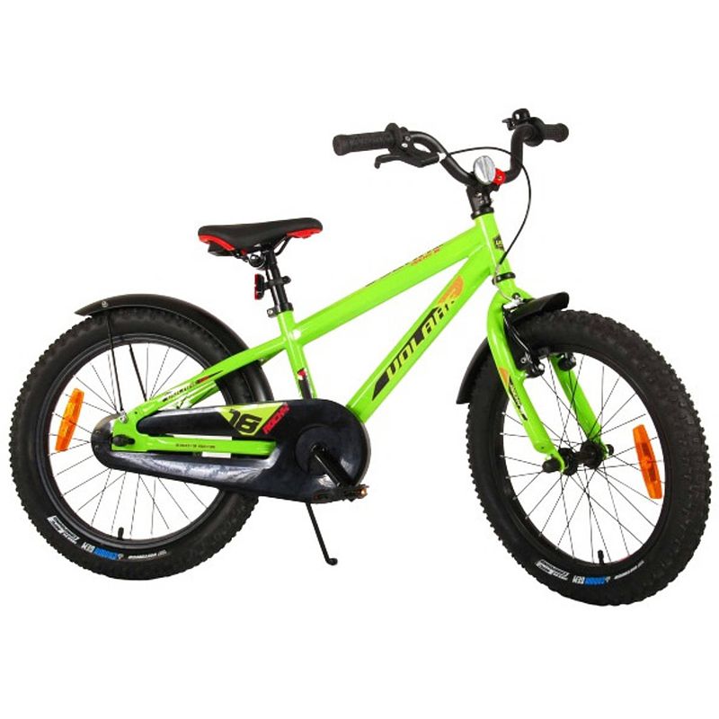 Foto van Volare rocky jongensfiets 18 inch 28 cm jongens terugtraprem groen/zwart