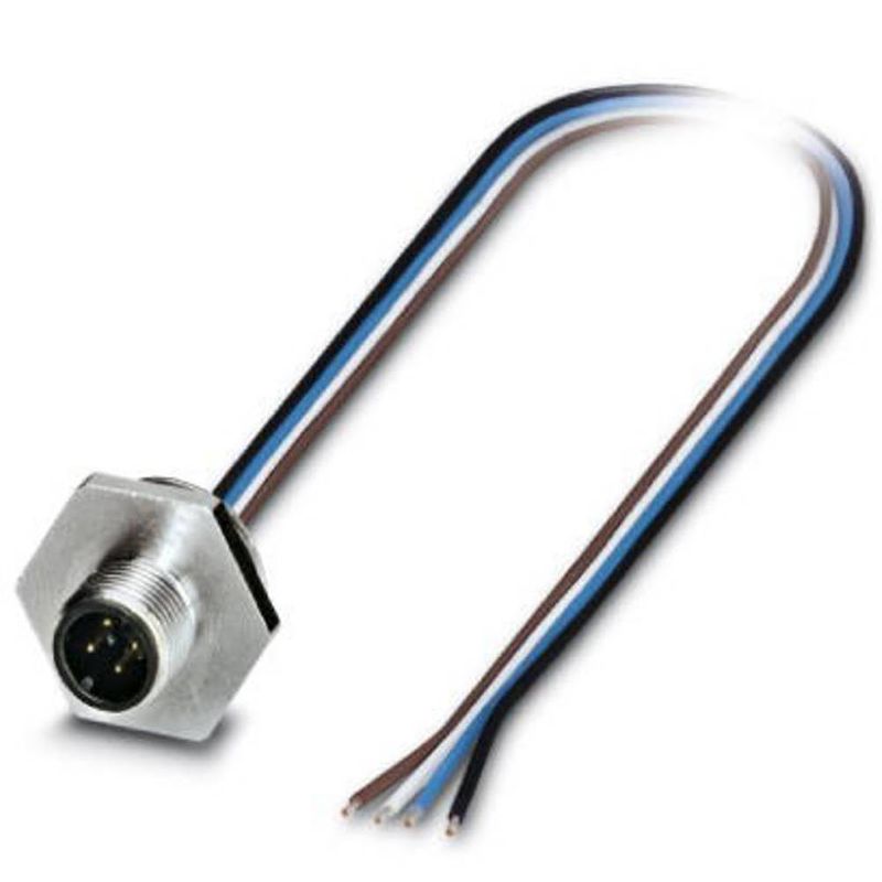 Foto van Phoenix contact 1408415 sensor/actuator steekconnector aantal polen: 4 stekker, inbouw 0.50 m 1 stuk(s)