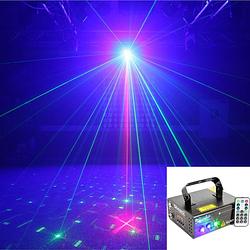 Foto van Beamz surtur ii gobo laser 3 watt blauwe led