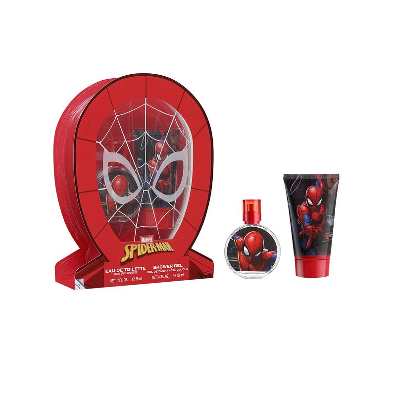 Foto van Spider-man geschenkset - eau de toilette 50 ml & douchegel 100 ml - parfum voor kinderen