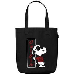 Foto van Grupo erik shopper snoopy katoen 11 liter katoen zwart