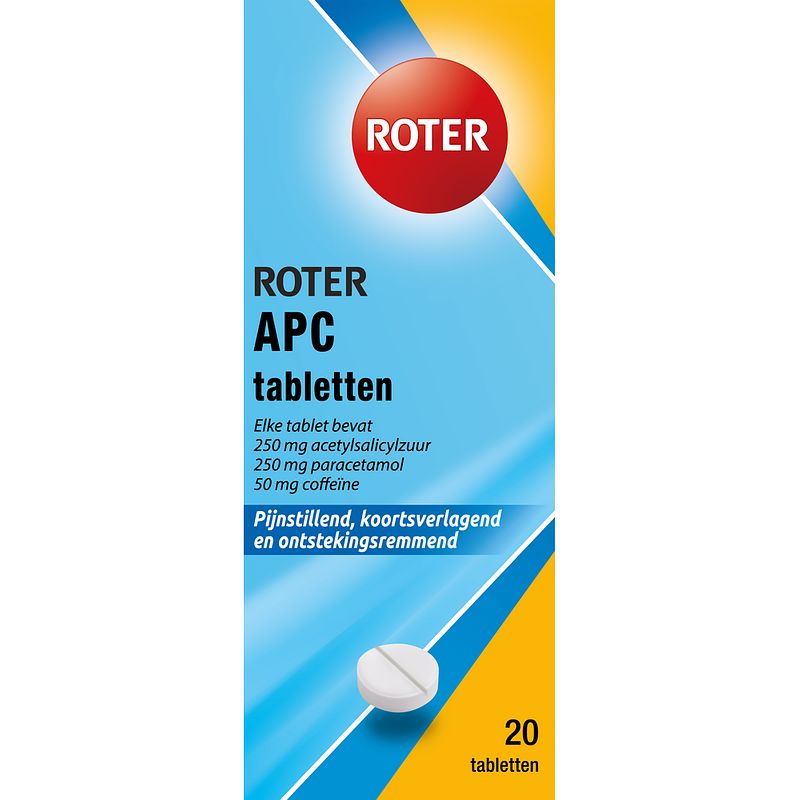 Foto van Roter apc tabletten (pijnstillers), 20 stuks bij jumbo