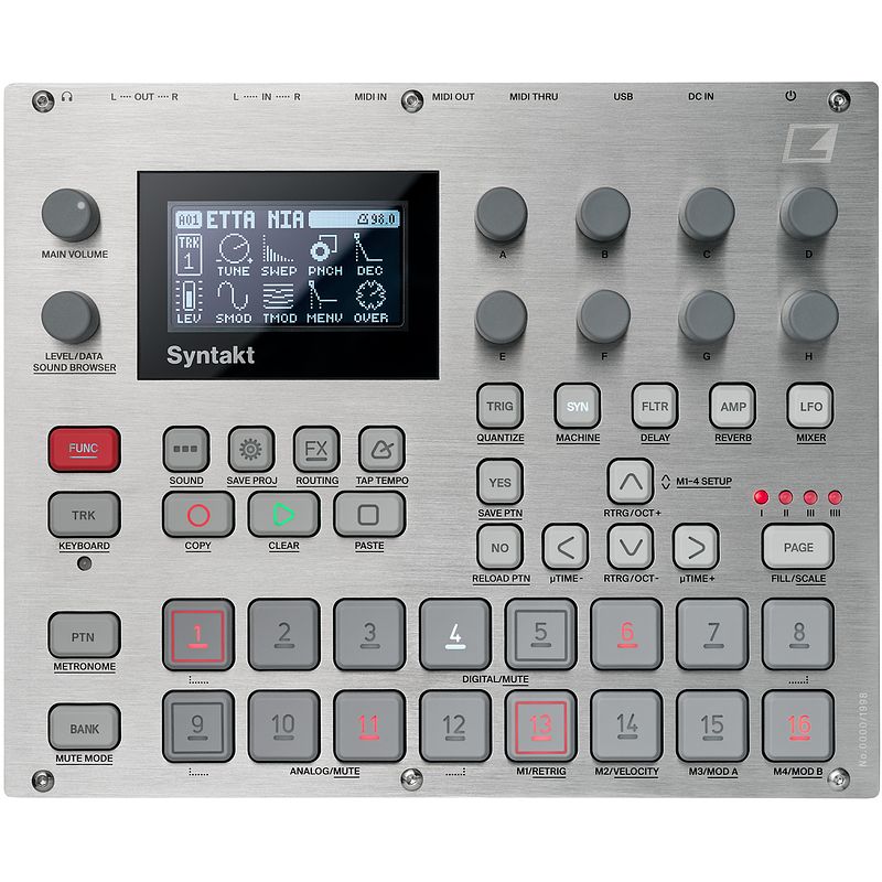 Foto van Elektron syntakt e25 remix edition groovebox