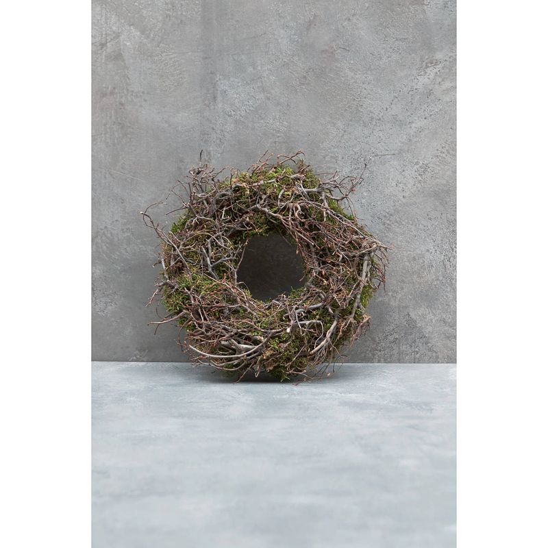 Foto van Couronne krans met bonsai moss ø30cm