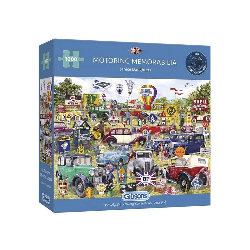 Foto van Motoring memorabilia puzzel 1000 stukjes