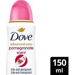 Foto van Dove advanced care antitranspirant pomegranate scent 150ml bij jumbo