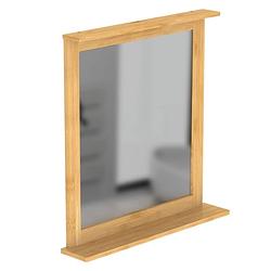 Foto van Eisl spiegel met bamboeframe 67x11x70 cm