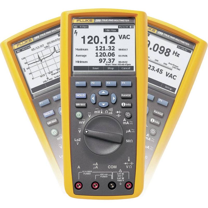 Foto van Fluke 289/eur multimeter digitaal grafisch display, datalogger cat iii 1000 v, cat iv 600 v weergave (counts): 50000