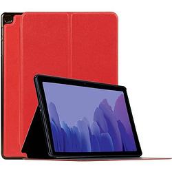 Foto van Mobilis - beschermende folio case voor galaxy tab a7 10.4 's's - rood