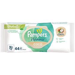 Foto van Pampers harmonie coco babydoekjes x44 bij jumbo