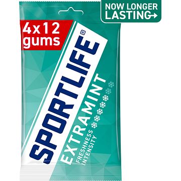 Foto van Sportlife extramint sugar free gums 4 x 18g bij jumbo