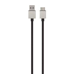 Foto van Grixx optimum kabel - usb-c naar usb 3.0 - gevlochten nylon - 3 meter - zwart