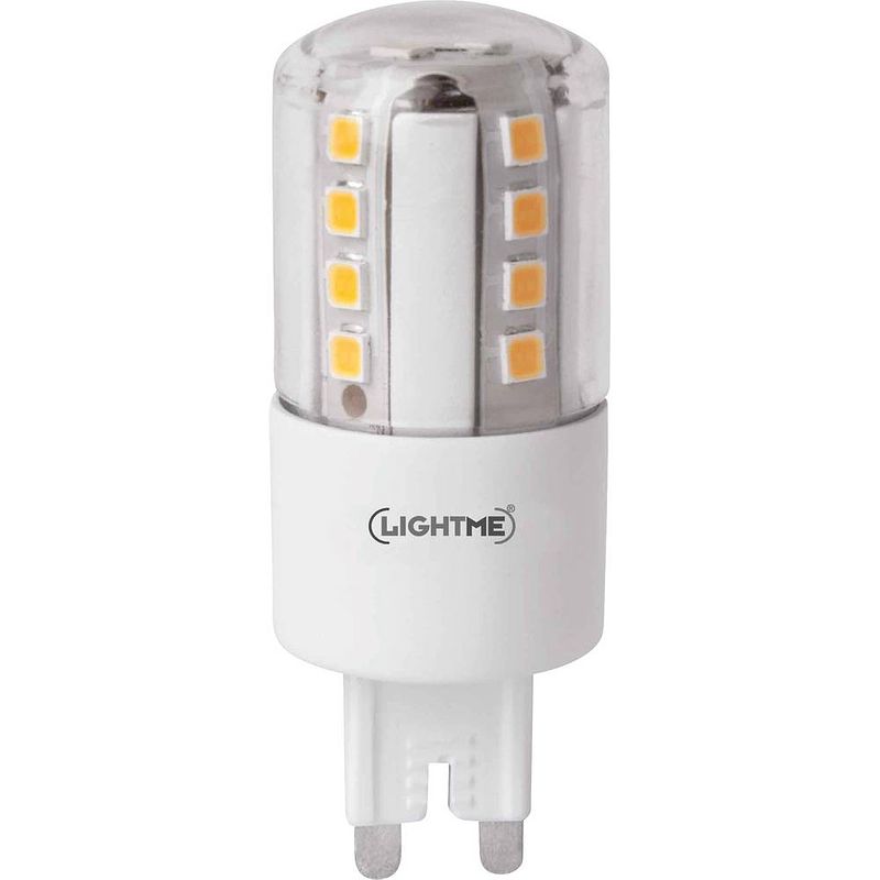 Foto van Lightme lm85335 led-lamp energielabel e (a - g) g9 stiftfitting 4.5 w = 42 w warmwit (ø x l) 24 mm x 64 mm dimbaar 1 stuk(s)