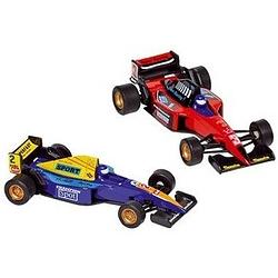 Foto van Raceauto speelgoed set van 2x stuks formule 1 wagens 10 cm - speelgoed auto'ss