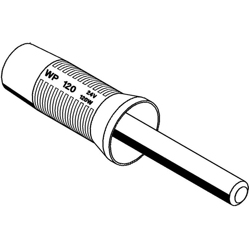 Foto van Weller wp 120 punthuls schegvorm grootte soldeerpunt 0.8 mm inhoud: 1 stuk(s)