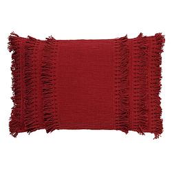 Foto van Dutch decor fara - sierkussen van katoen merlot 40x60 cm - rood - rood