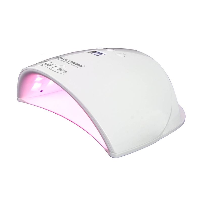 Foto van Esperanza ebn006 nageldroger lamp - uv en led lamp - 48 w - 23 leds - roze