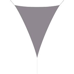 Foto van Hanse® schaduwdoek driehoek gelijkbenig waterdoorlatend 3,5x3,5x4,95 m grijs