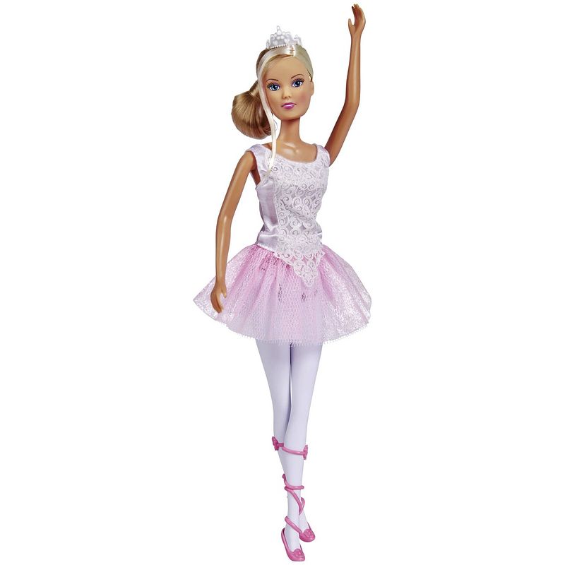 Foto van Simba pop steffi love ballerina meisjes 29 cm roze/wit