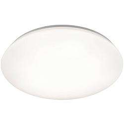 Foto van Led plafondlamp - badkamerlamp - trion potino - 21w - warm wit 3000k - dimbaar - rond - mat wit - kunststof