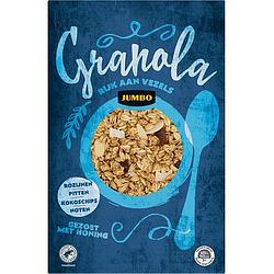 Foto van Jumbo granola rozijnen, pitten, kokoschips, noten 500g