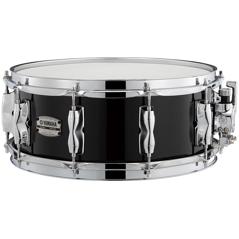 Foto van Yamaha recording custom birch 14x5.5 inch snaredrum solid black