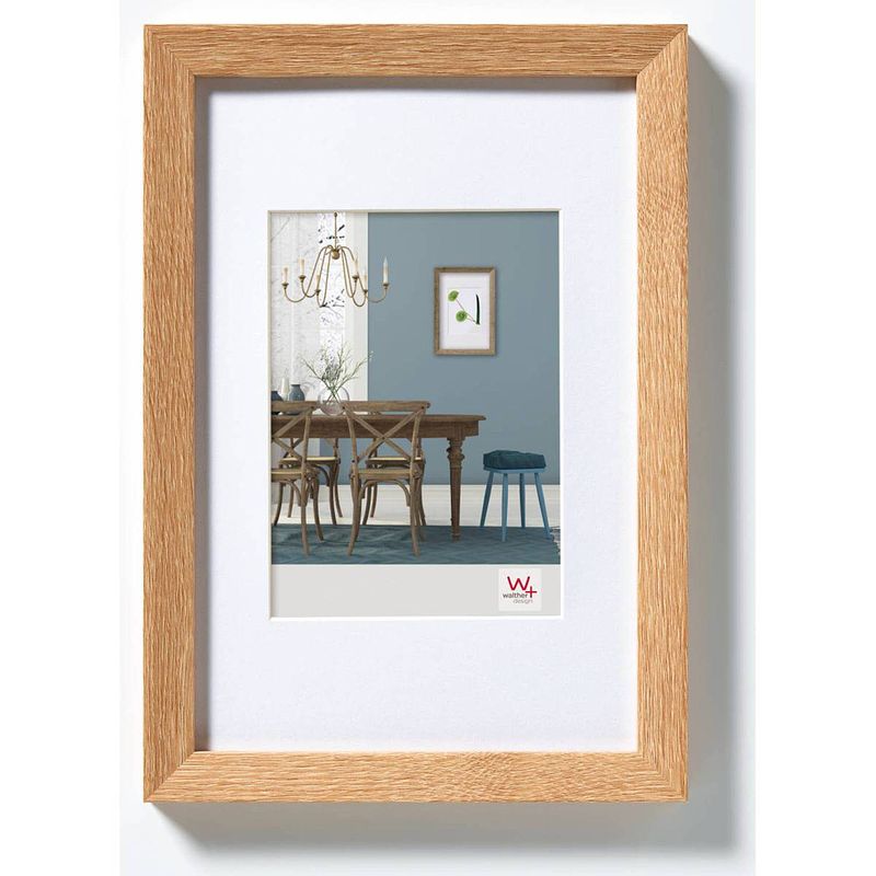 Foto van Walther design fiorito houten fotolijst 40x50cm licht eiken