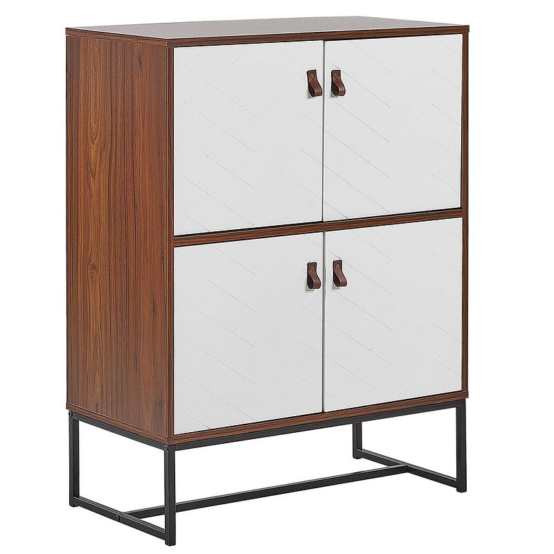 Foto van Beliani nueva - sideboard-donkere houtkleur-mdf