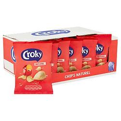 Foto van Croky chips naturel 20 x 40g bij jumbo