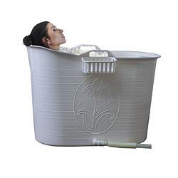 Foto van Lifebath - zitbad nancy - 200l - bath bucket - wit