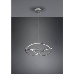 Foto van Moderne hanglamp charivari - metaal - grijs