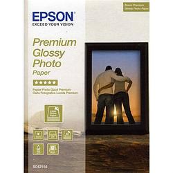Foto van Epson premium glanzend fotopapier 1 pak s042154 - 130x180mm - 30 vellen - 255 g / m2