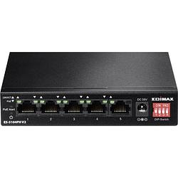 Foto van Edimax edimax es-5104ph v2 netwerk switch 5 poorten 100 mbit/s poe-functie