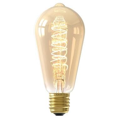 Foto van Led rustieklamp dimbaar - goud - e27 - 5.5w - leen bakker