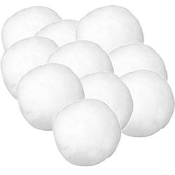 Foto van Peha sneeuwballen 6 cm synthetisch wit 10-delig