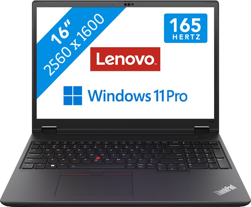 Foto van Lenovo thinkpad p16 gen 2 - 21fa000tmh qwerty