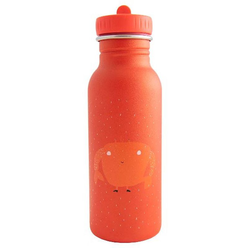 Foto van Trixie drinkbeker mrs. crab junior 500 ml rvs rood