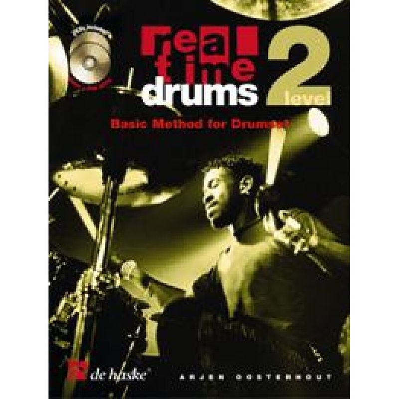 Foto van De haske real time drums 2 basic method for drumset - engels